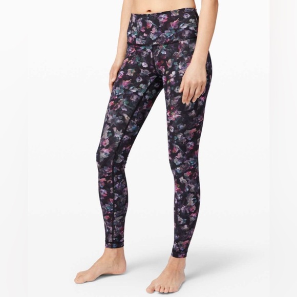 Lululemon Wunder Under High Rise Tight 28” - Full On Luxtreme in Activate Floral - Picture 1 of 9